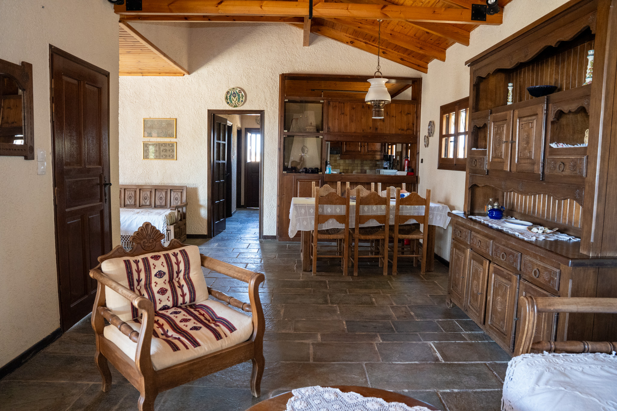 Dining area in the Tophill House